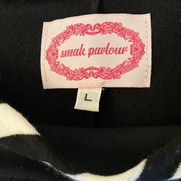 Smak Parlour Knit tunic dress black, size Large - Picture 4 of 7